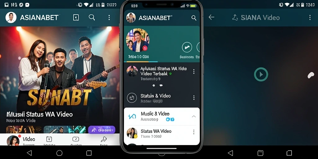 Antarmuka ASIANABET yang ramah pengguna dengan beragam pilihan video.