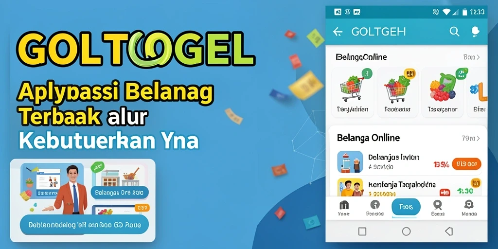 Screenshot antarmuka GOLTOGEL yang menampilkan kemudahan berbelanja online.