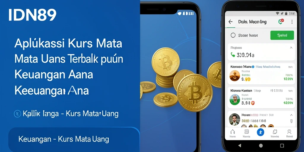 Antarmuka modern <strong>IDN89</strong> menampilkan nilai tukar mata uang secara real-time.