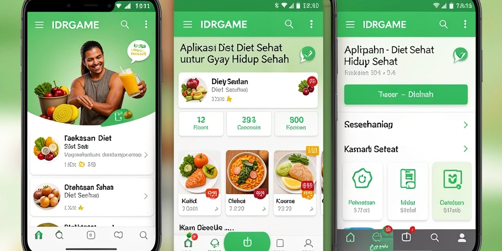 Tampilan antarmuka IDRGAME yang menarik dan informatif.