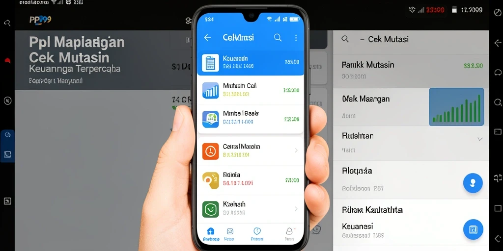 Antarmuka aplikasi PPV99 untuk cek mutasi yang jelas dan informatif.