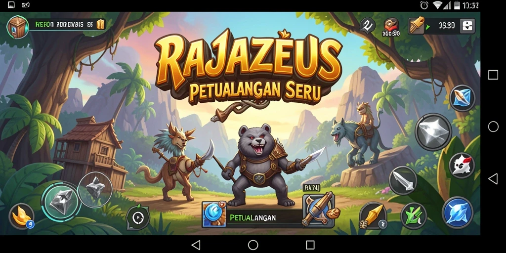 Tampilan antarmuka yang menakjubkan dalam RAJAZEUS.