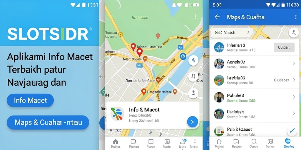 Antarmuka SLOTSIDR yang menampilkan informasi kemacetan terbaru.