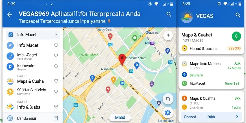 Tampilan antarmuka aplikasi Info Macet VEGAS969 yang informatif dan intuitif.