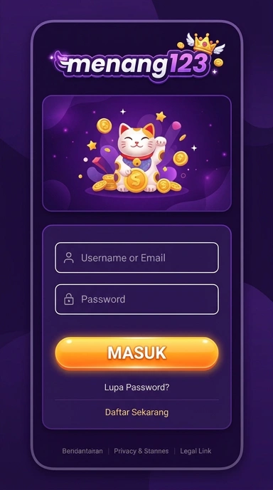 Masuk Akun Menang123 untuk Pengguna Android